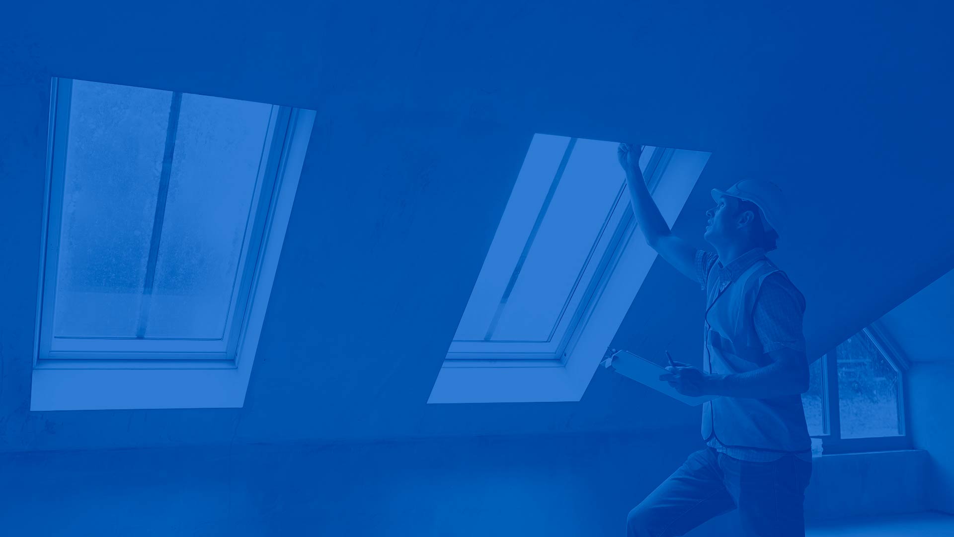 hero inspector looking at skylight windows sarasota fl